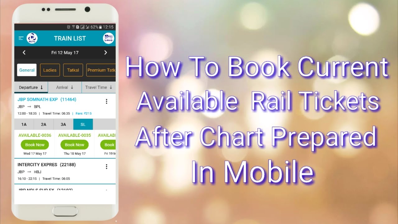 When Is Irctc Chart Prepared