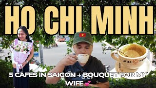 Cafe Hopping in Ho Chi Minh City 🇻🇳 | Salt Coffee, Egg Coffee & Coconut Coffee
