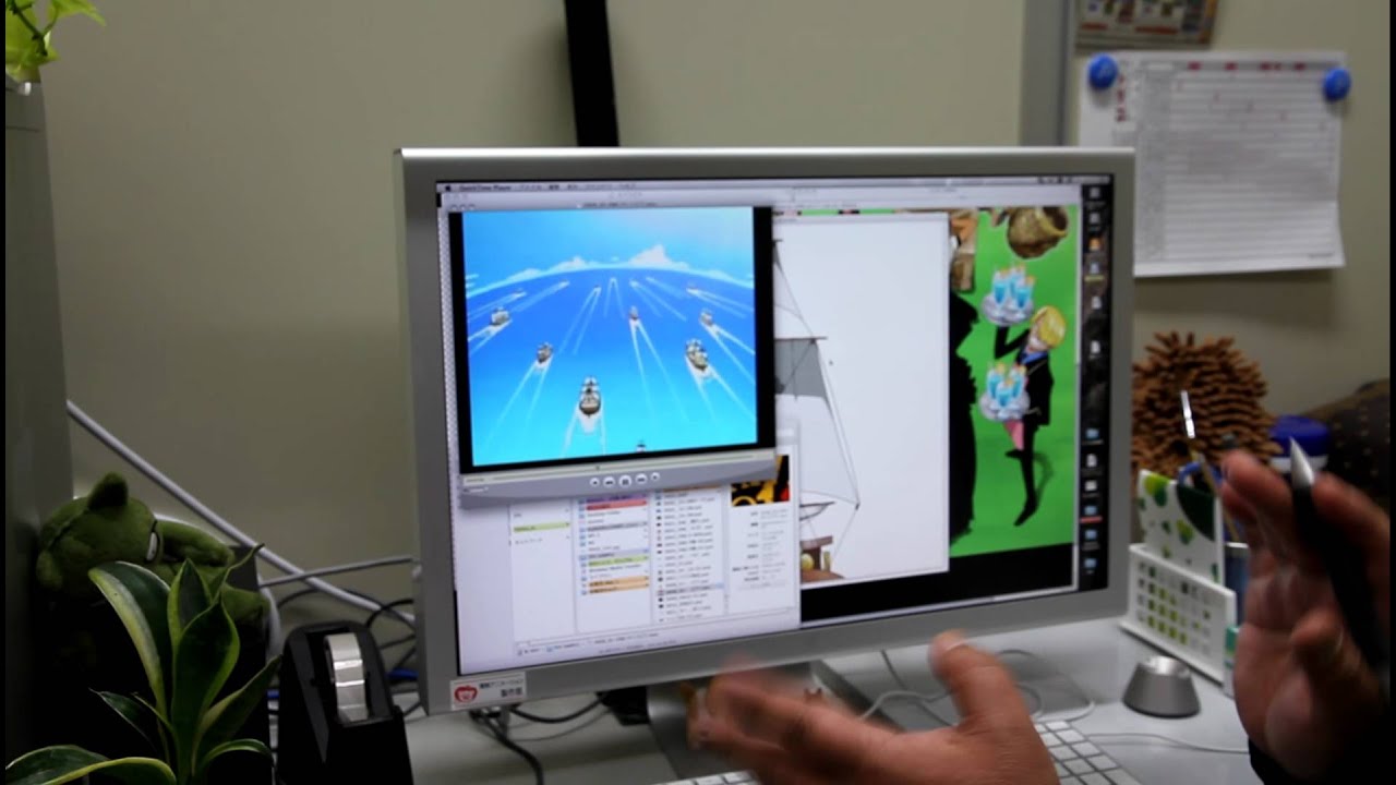 Inside a computer animation studio Inside a computer animation studio