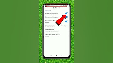 Show Notification Icon on Status Bar #shorts