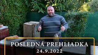 120. Posledná prehliadka včiel