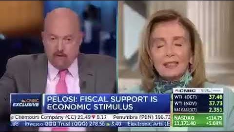 Jim Cramer calls Nancy Pelosi “Crazy Nancy” during an interview
