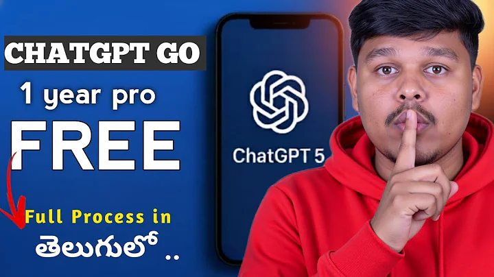 ChatGPT Pro Free for 1 Year🔥| Chatgpt go Free Offer Nov 4 | Full Process in telugu