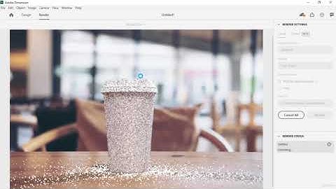 Adobe DIMENSION CC Tutorials - Learn How to Use Adobe Dimension CC - {Work Space Tour}