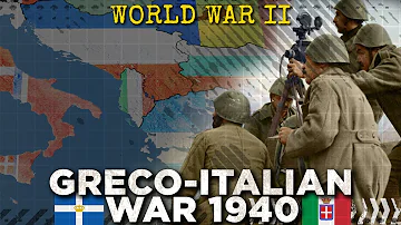 Battle of Greece 1940: Mussolini Attacks - World War II DOCUMENTARY