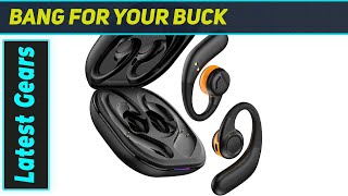 Open Ear Headphones: The Best Wireless Earbuds with Dual 16.2mm Drivers \& 60-Hour Power!