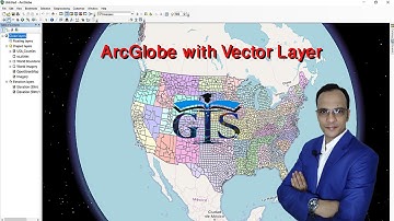 ArcGlobe with Vector Layer (Course: ArcGIS Level 1. Lecture: 58) | KML | Shapefile | Google Earth |