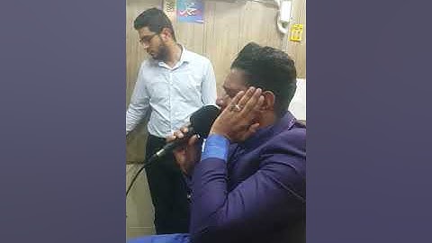 تلاوة القارئ محمد زليف من مأذنة مسجد الكوفة المعظم 2018