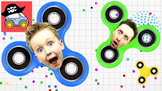 💢 ФИДЖЕТ СПИННЕР игра spinz.io как СЛИЗАРИО Видео для детей про Fidget Spinner Game Жестянка топ