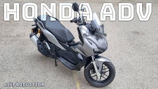 a cinematic film "Honda ADV" motorcycle l