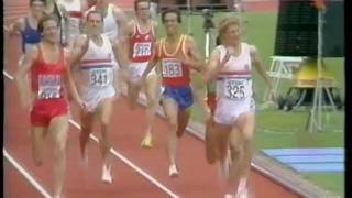Steve Cram & Steve Ovett - World Athletics 1,500m Final, Helsinki 1983.