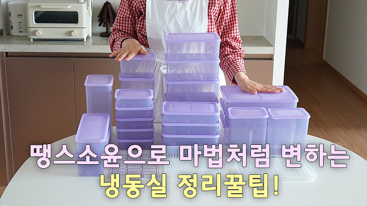 땡스소윤 냉동용기 공동구매｜땡스소윤으로 마법처럼 변하는 냉동실 정리꿀팁｜ 냉동실 정리