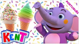 ⁣Kent the Elephant | EU AMO SORVETE! | Músicas Educativos | @kentoelefante