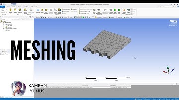 ANSYS - MESHING OF PLATE WITH HOLES