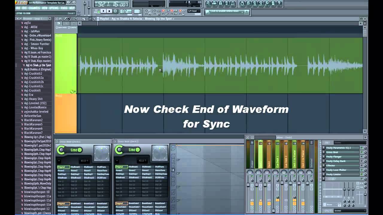 Syncing Full Length Audio Tracks in FL Studio 11 YouTube