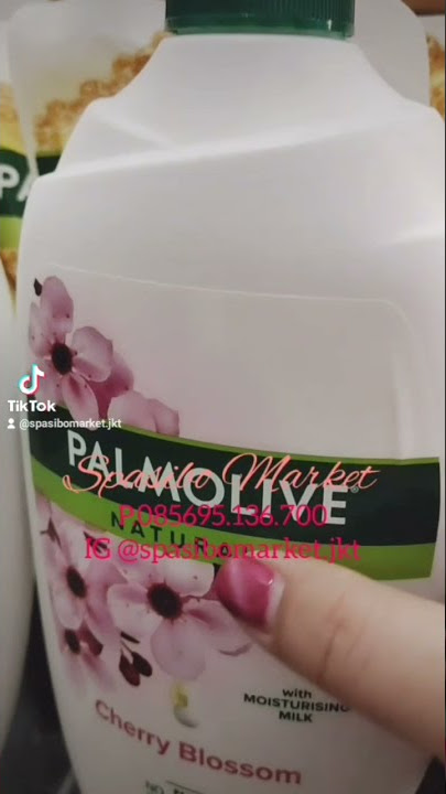 Palmolive Naturals Cherry Blossom & orchid 1 lt keperluan rumah tangga sabun cair body wash
