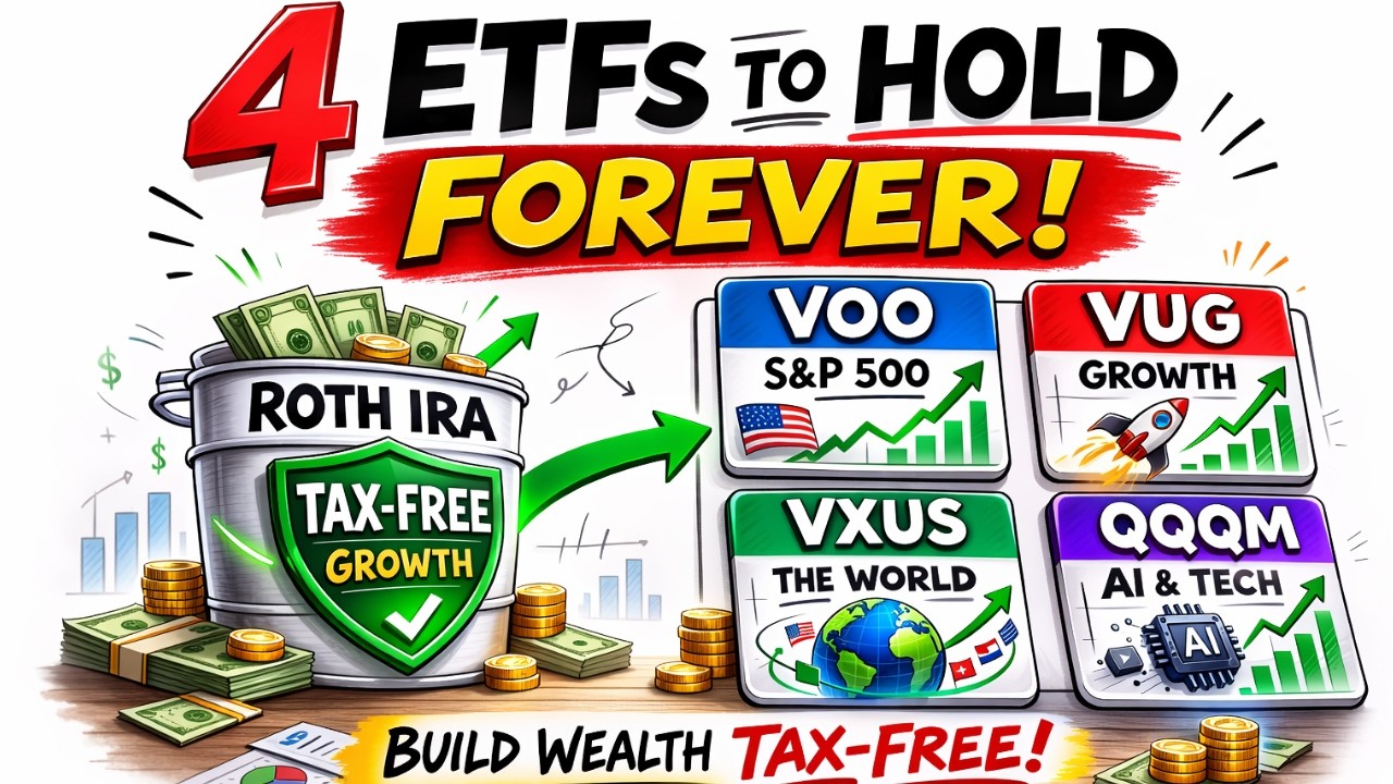4 Best ETFs for Your Roth IRA in 2026 (Tax-Free Growth) - YouTube