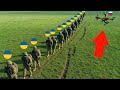 Российские беспилотники FPV отслеживают украинские войска на открытой местности