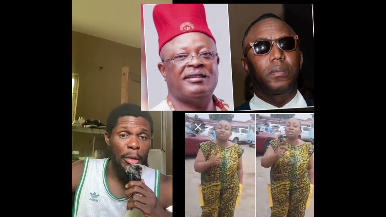 Sowore confronts David Umahi as woman tries to fight Minister in FT police command [VIDEO]