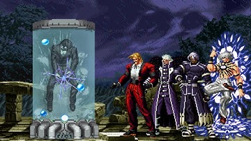 Bio Element Vs Super KOF Bosses [KOF Mugen] | TECHNO GAMERS |
