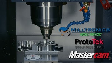 Milltronics TRM3016 Toolroom Mill | Dynamic Optirough Mastercam 2022 | Prototek Engineering