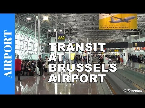 TRANSIT BRUSSELS Airport (BRU) - Brussel-Zaventem Airport (BRU) - Concourse A - Belgium Travel video