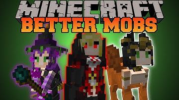 Minecraft : BETTER MOBS! (TONS OF MOBS, MERCHANTS, UNIQUE ITEMS) Grimoire of Gaia 2 Mod Showcase