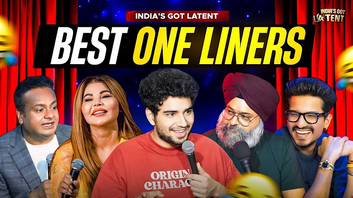 BEST ONE LINERS AT LATENT (Part 1) | India's Got Latent