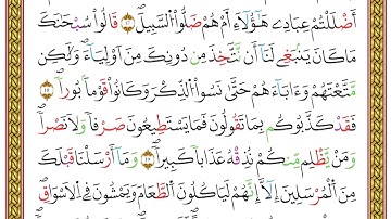 مصحف أحكام التجويد لمنشورات كليك بصوت القارئ ياسين الجزائري الصفحة: 323