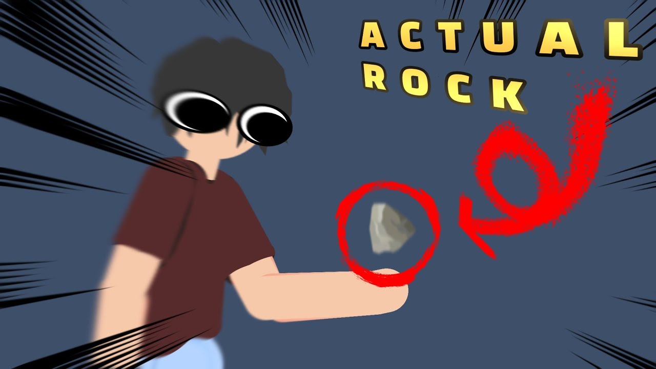 Throw Rocks Animated Rock Throw Animation | Stick Nodes (Birthday Drop) - YouTube