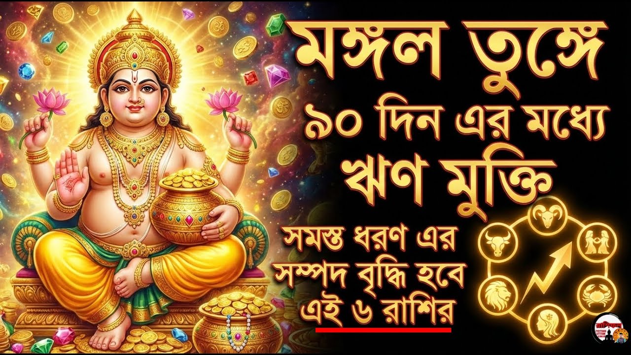 মঙ্গল তুঙ্গে ৯০ দিন এর মধ্যে ঋণ মুক্তি সমস্ত ধরণ এর সম্পদ বৃদ্ধি হবে ৬ রাশির | how you become a rich