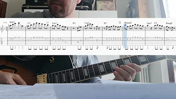 Fascinating rhythm- Art Pepper solo transcription for guitar