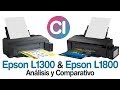 Epson L1300 vs Epson L1800 (Análisis y Comparación)