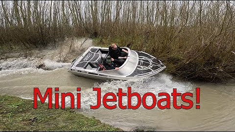 Mini Jetboats can take you anywhere! | Gnarly lines! | Waitaki River