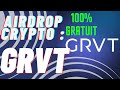 Airdrop crypto  grvt