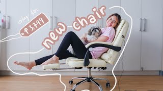 Work Chair with Massage (LAZADA) + Review | Angel Yeo