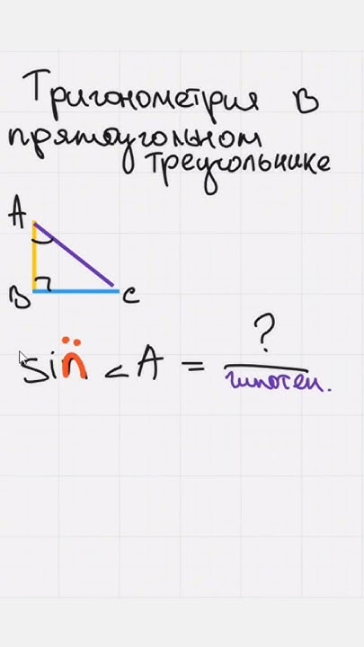 Раз и навсегда запомни определение синуса и косинуса ️‍🔥 #математика # ...