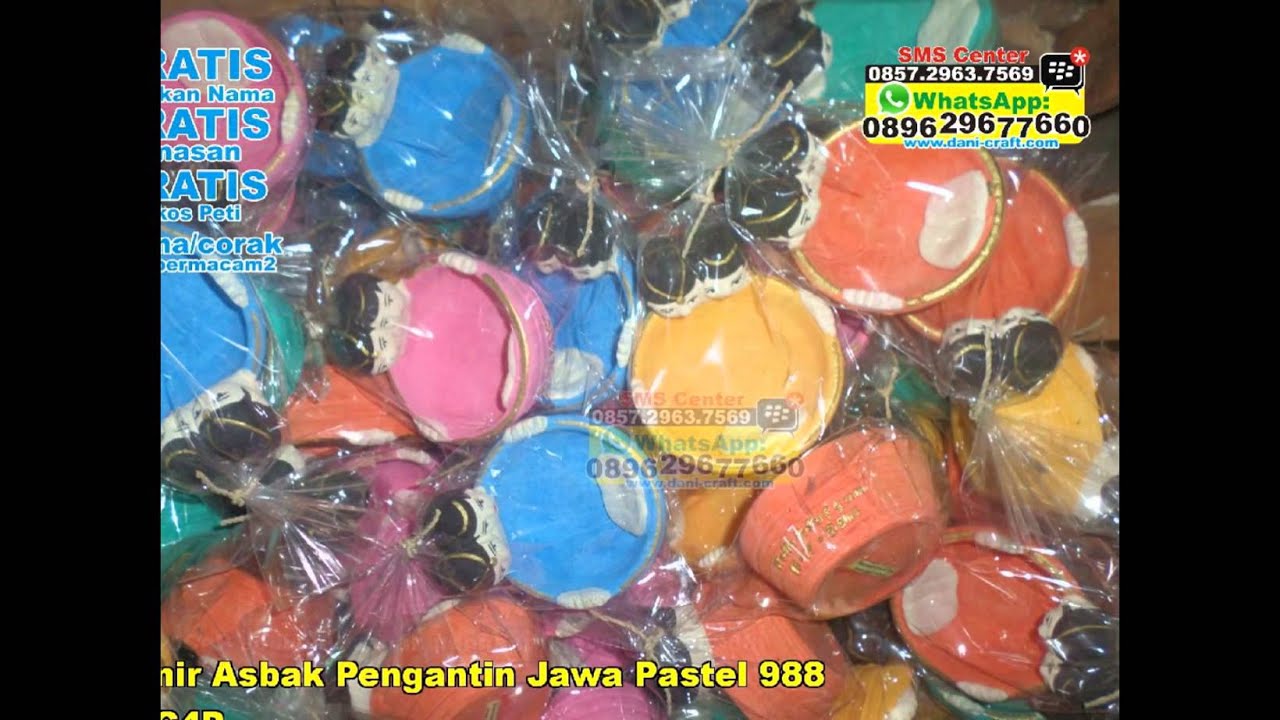 Jual souvenir asbak pengantin jawa pastel 988 YouTube Jual souvenir asbak pengantin jawa pastel 988 YouTube