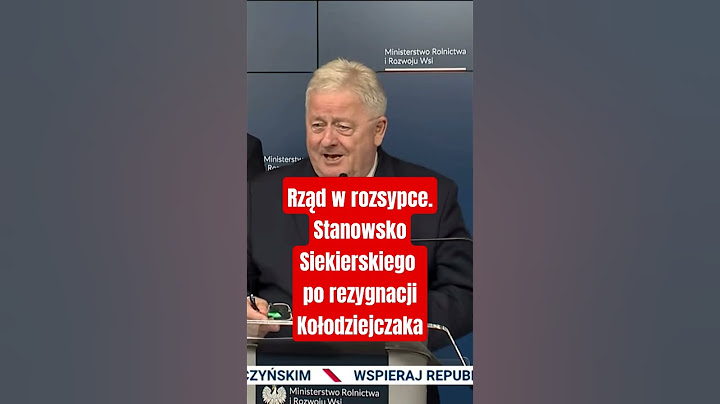 Rząd w rozsypce. Stanowsko Siekierskiego po rezygnacji Kołodziejczaka