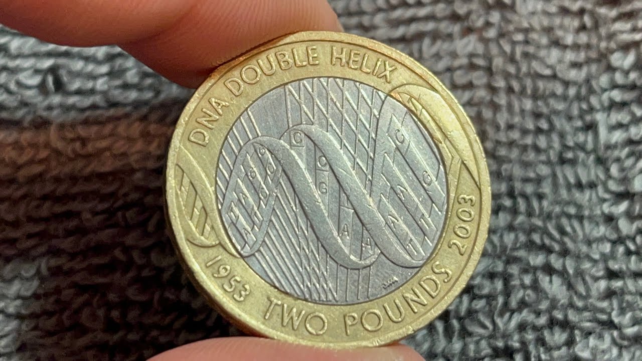 2003 DNA Double Helix 2ポンド ブリリアント 未流通コインパック - コイン - Dna Two Pound Coin