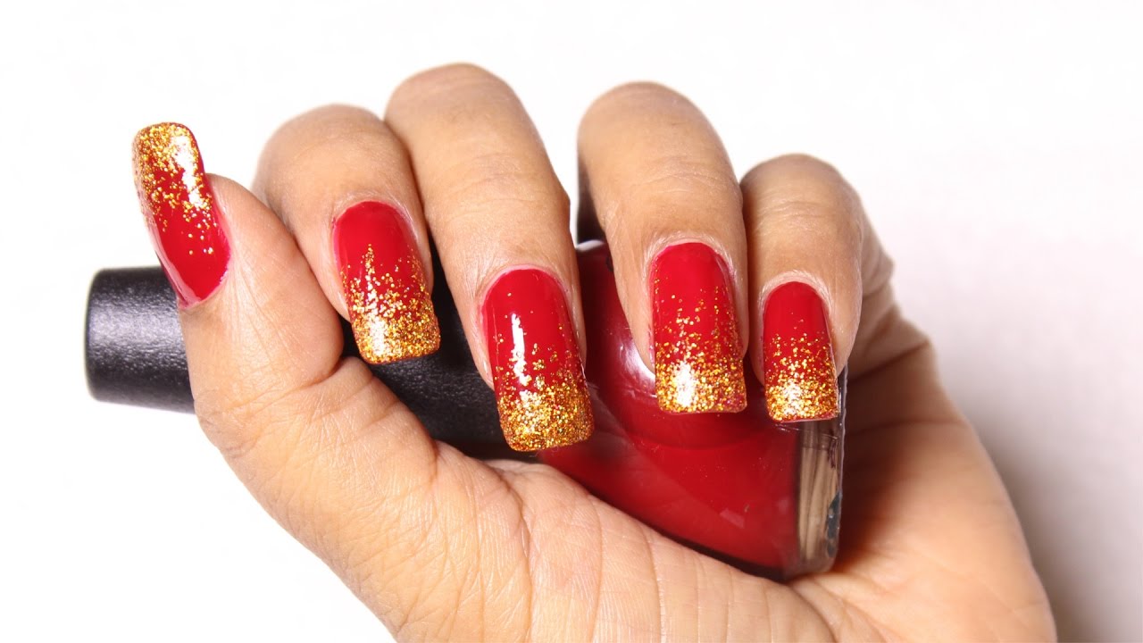 Red Ombre Nail Art Inspiration - wide 6