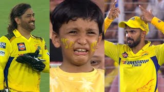 CSK Little Fan Crying after Shubman Gill and Sai Sudarshan smashed Centuries against CSK Bowlers