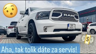 Ram 1500 V8 5,7L HEMI cena servisu v ČR + výměna nárazníku