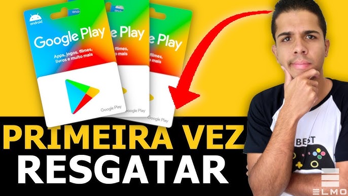 COMO USAR O CARTÃO GIFT CARD DA GOOGLE PLAY RESGATAR CÓDIGO PIN da Recarga  Google Promocional RV 