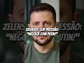 EUA e Europa pressionam Zelensky: “negocie com Putin” (Rússia e Ucrânia)