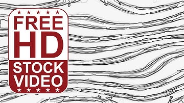 Free Stock Videos - abstract outlined shapes changing randomly 2D animation