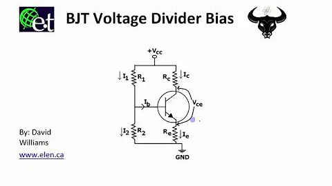 BJT - Voltage Divider Bias Circuit