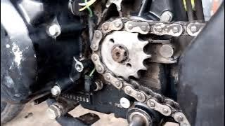 CARA GANTI GEAR DEPAN KLX D TRACKER SE 150 CC KAWASAKI