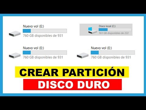 Vídeo: Com Particionar El Disc Dur En Discos Locals