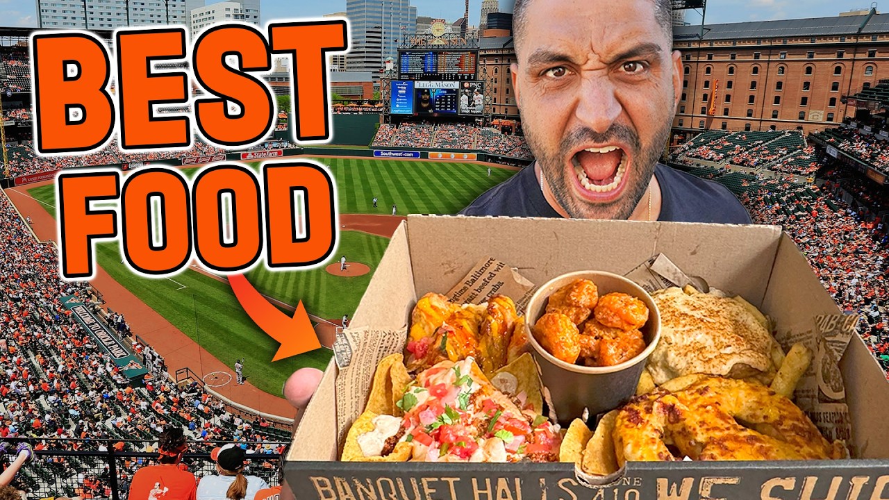 Trying famous food spots at the Baltimore Orioles Stadium (Camden Yards)